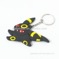 Promotional gift Fancy Cartoon Shaped PVC Key chain